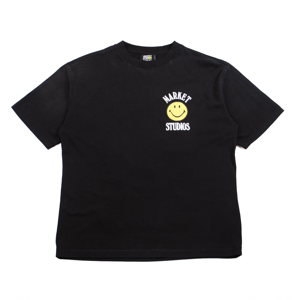 Smiley Lockup T-Shirt (Black)