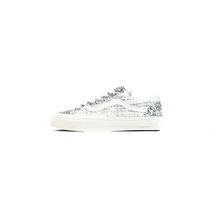 LX Old Skool 36 Fuzzy Fellings (White)