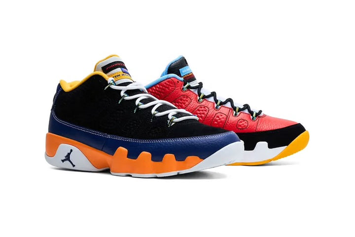 Air Jordan 9 Retro Low (Black/Challenge Red)