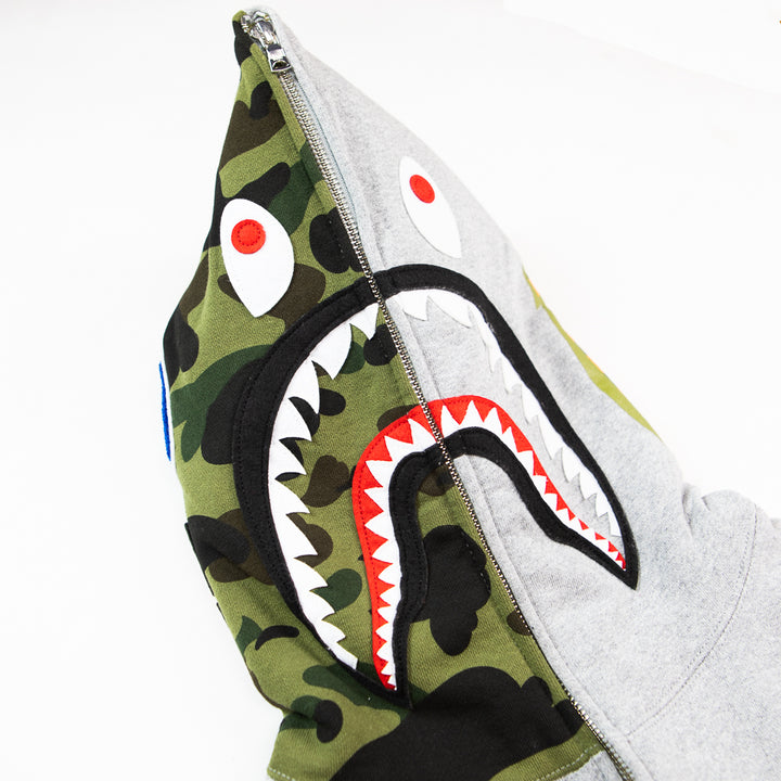 ABC Shark Full Zip Hoodie (Grey)