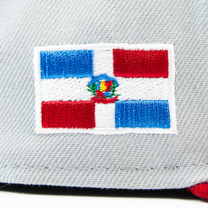 Cincinnati Reds "Los Rojos" Dominican Republic Fitted Cap (Dolphin Grey/Red)
