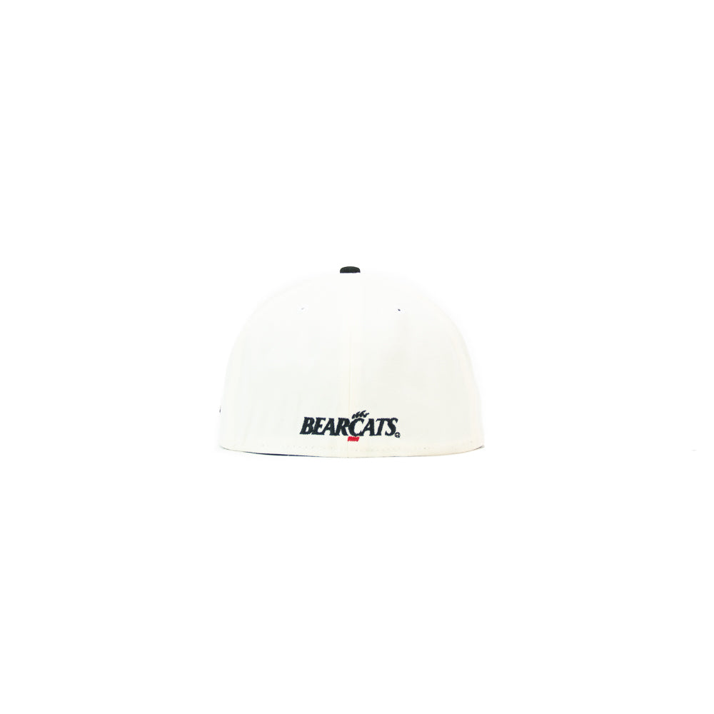 Cincinnati Bearcats Mascot Fitted Cap (Chrome/Black)