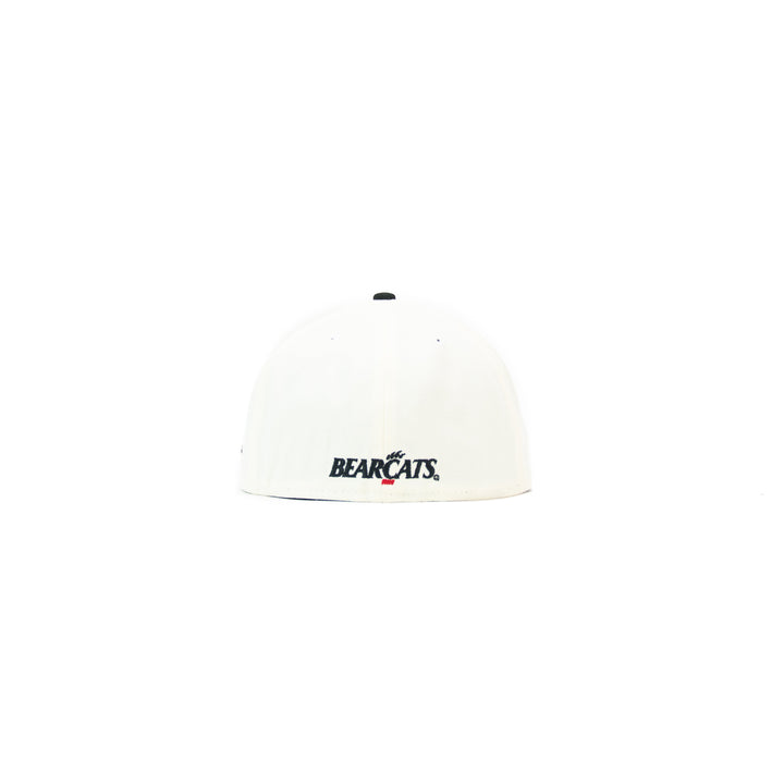 Cincinnati Bearcats Mascot Fitted Cap (Chrome/Black)