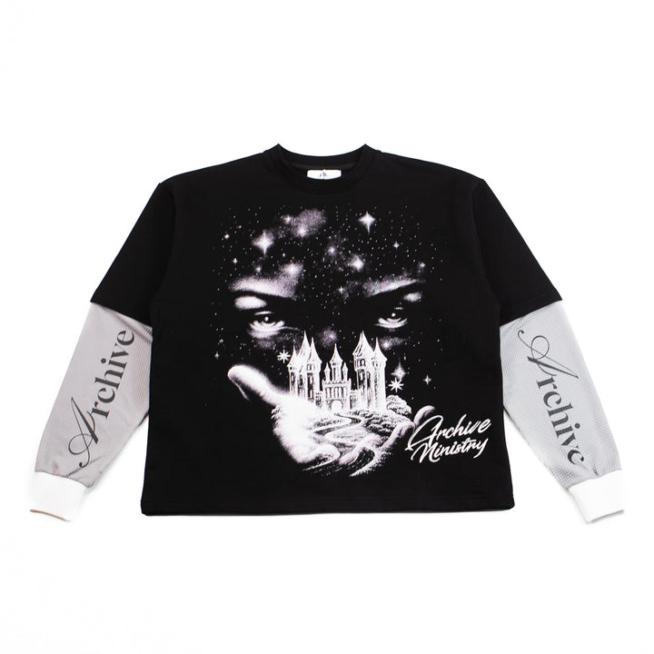 Palms Of Greatness LS Tee (Black)