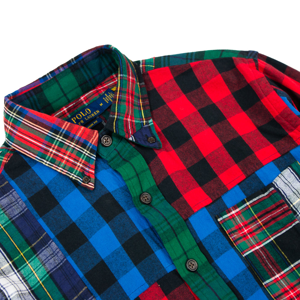 Classic Fit Patchwork Flannel (Multi)