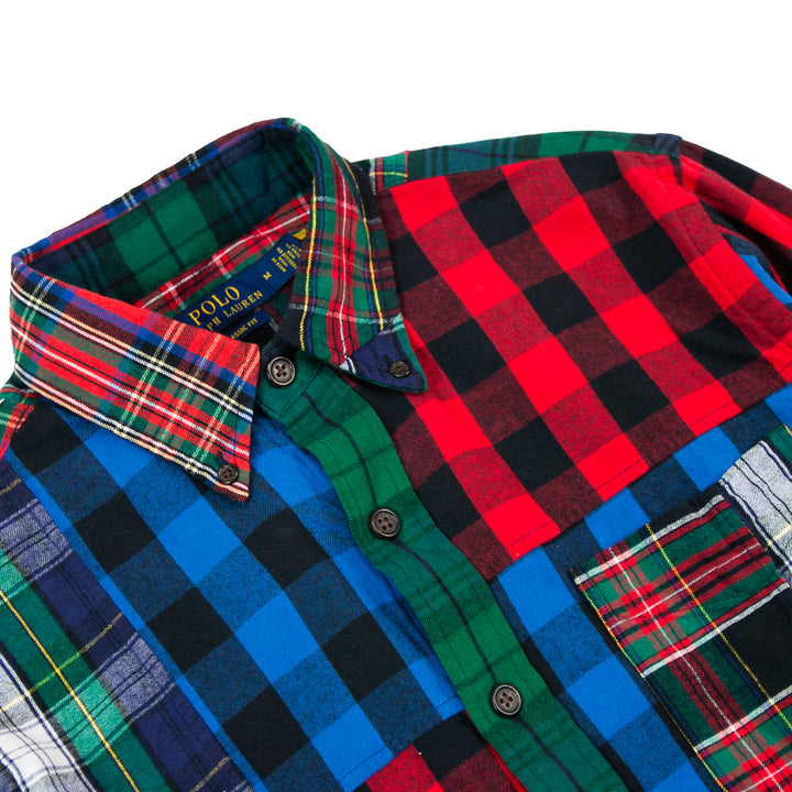 Classic Fit Patchwork Flannel (Multi)