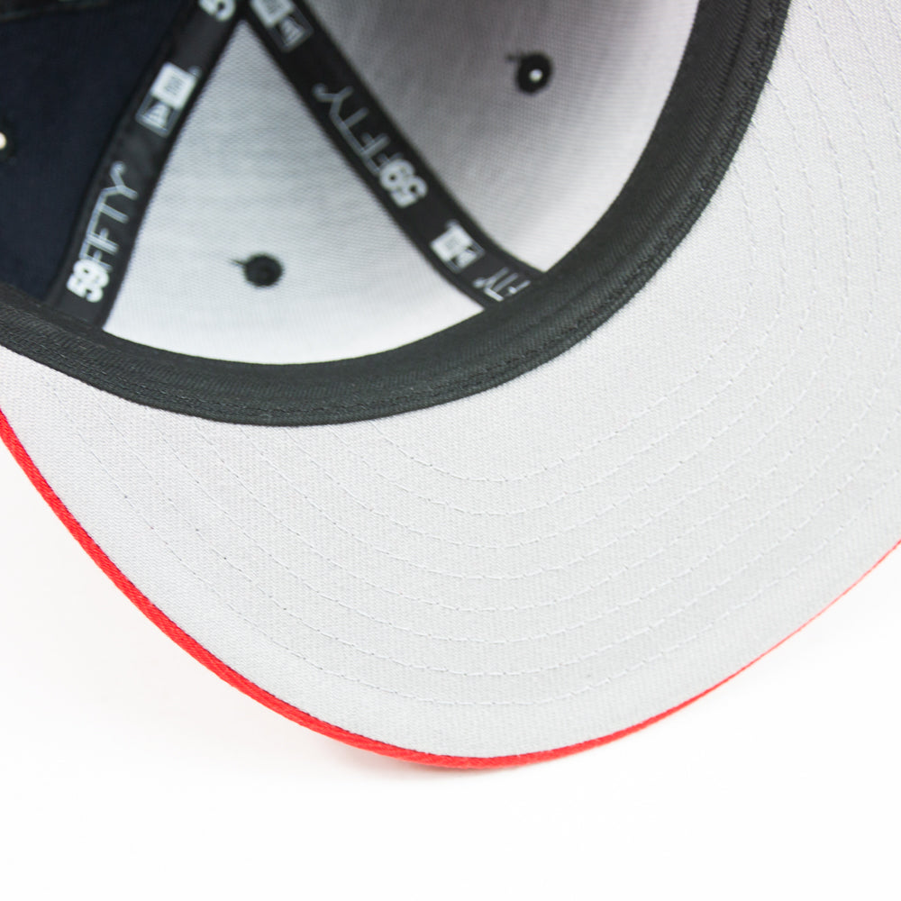 Cincinnati Reds City Connect Fitted Cap (Navy/Red)