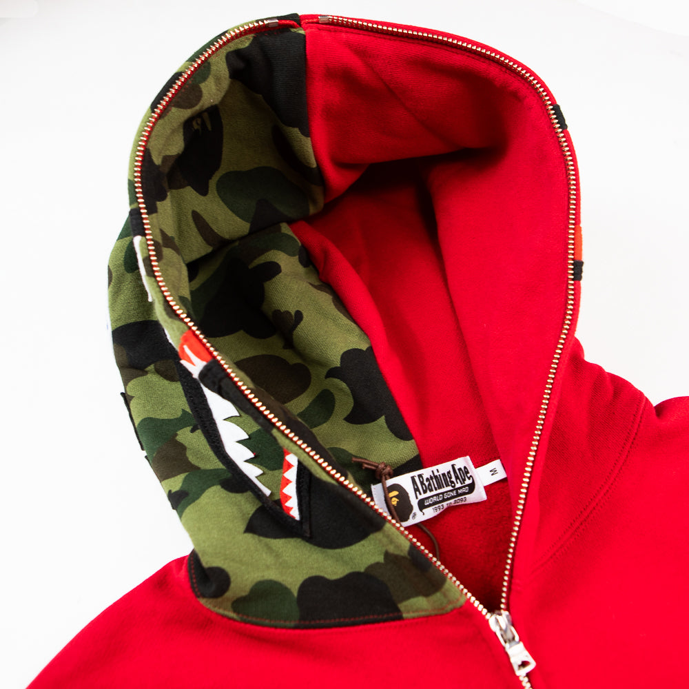 ABC Shark Full Zip Hoodie (Red)