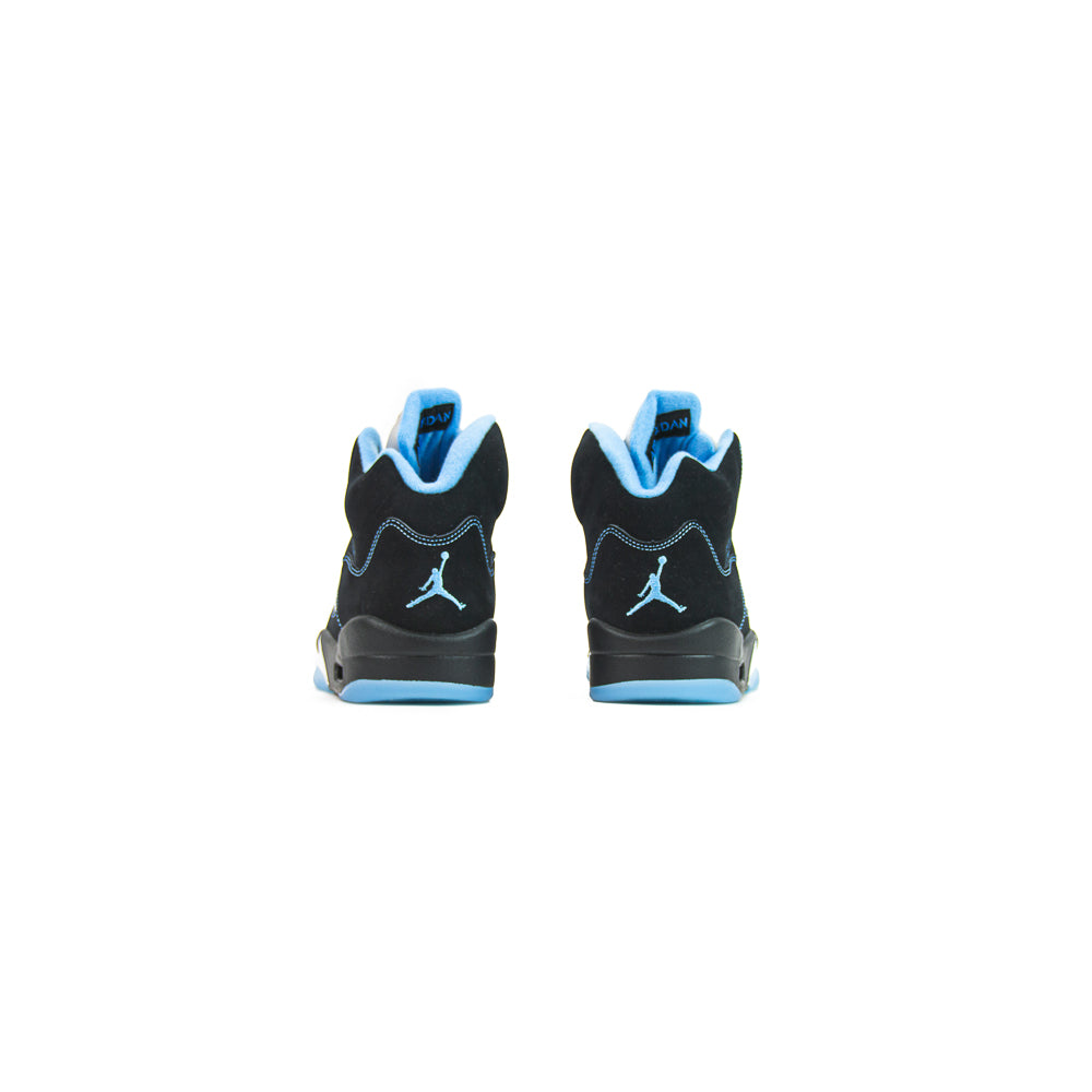 Air Jordan 5 Retro (Black/University Blue/White)
