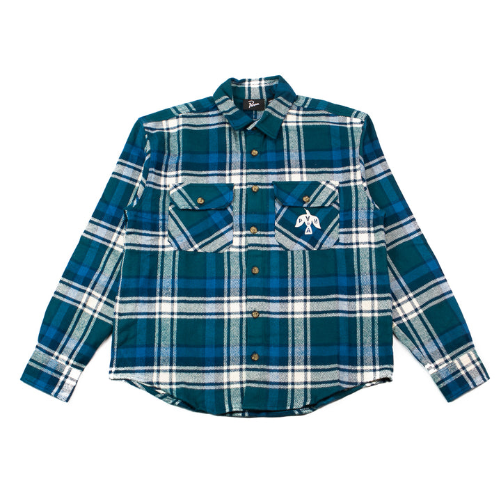 Crow Flanel Shirt (Pine Green)