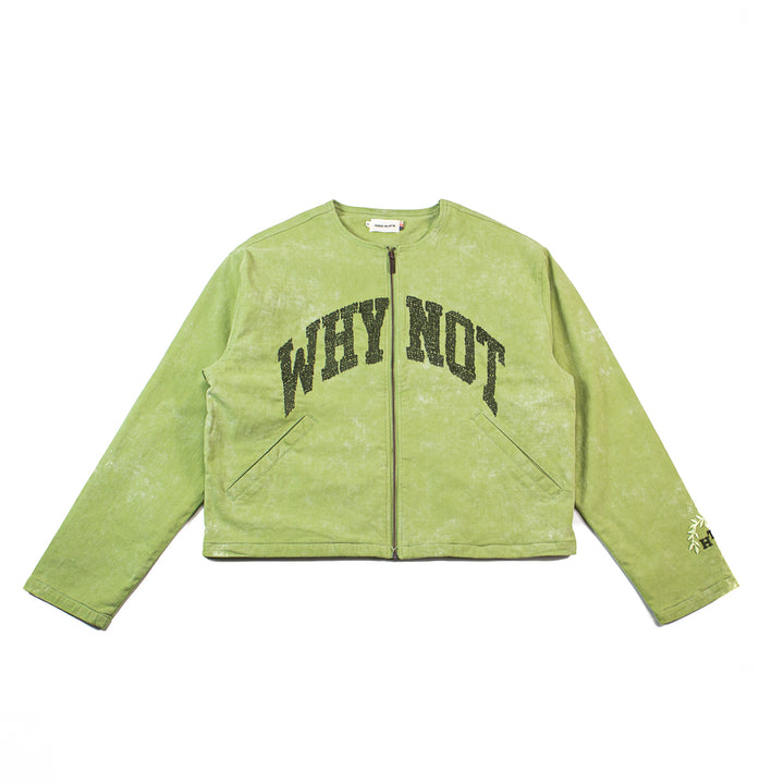 Twill Washed Jacket  (Green)