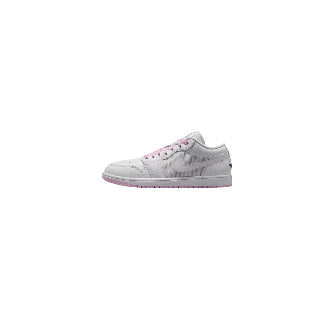 Air Jordan 1 Low SE GS (Summit White / Light Arctic Pink / Silver)