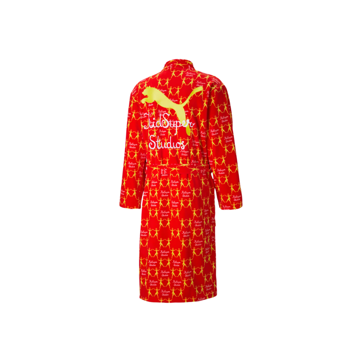 Puma x KS AOP Bathrobe (Puma White/Red)