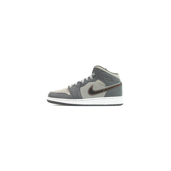 Air Jordan 1 Mid SE BG (Night Stadium/Black-Flat Pewter)