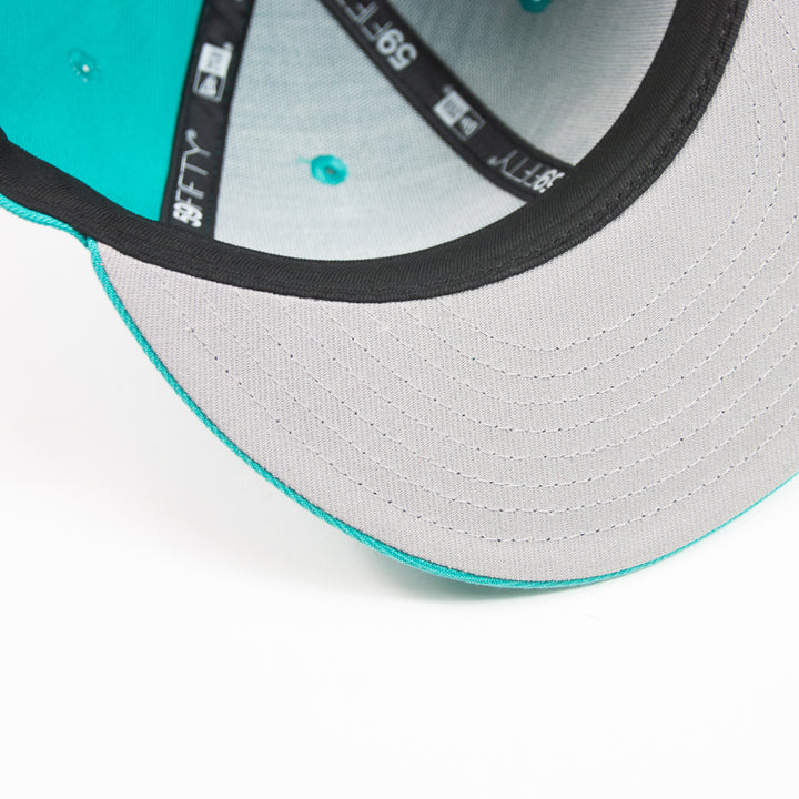 Cincinnati Reds City Connect Fitted Cap (Teal/White)