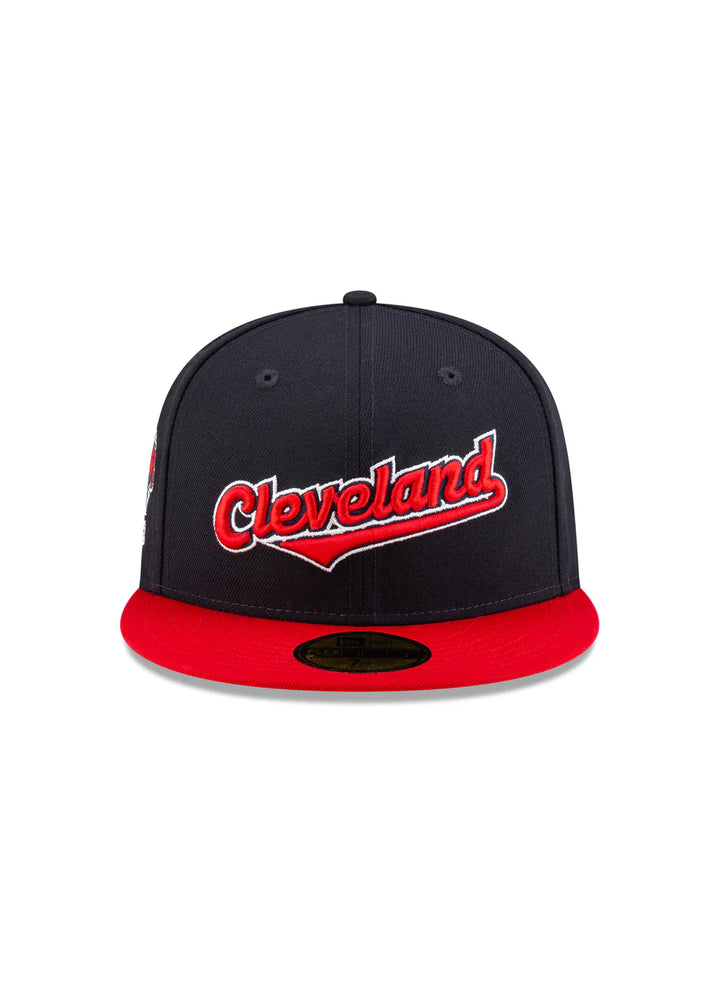 Cleveland Indians x Diet Starts Monday Fitted Cap (Navy/Scarlet)