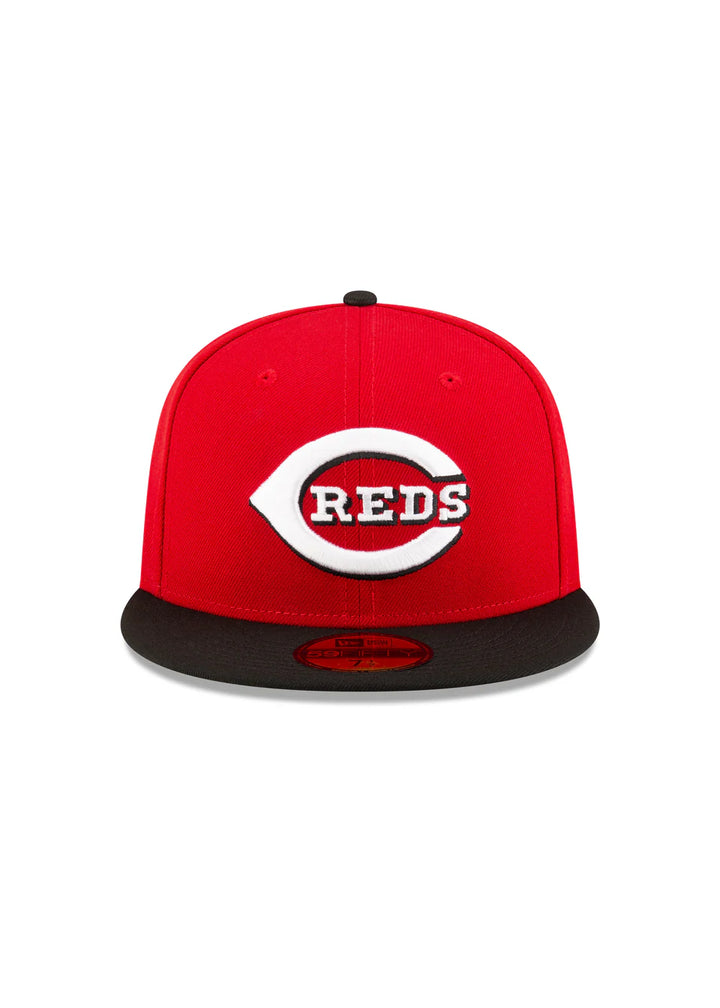 Cincinnati Reds x Diet Starts Monday Fitted Cap (Scarlet/Black)