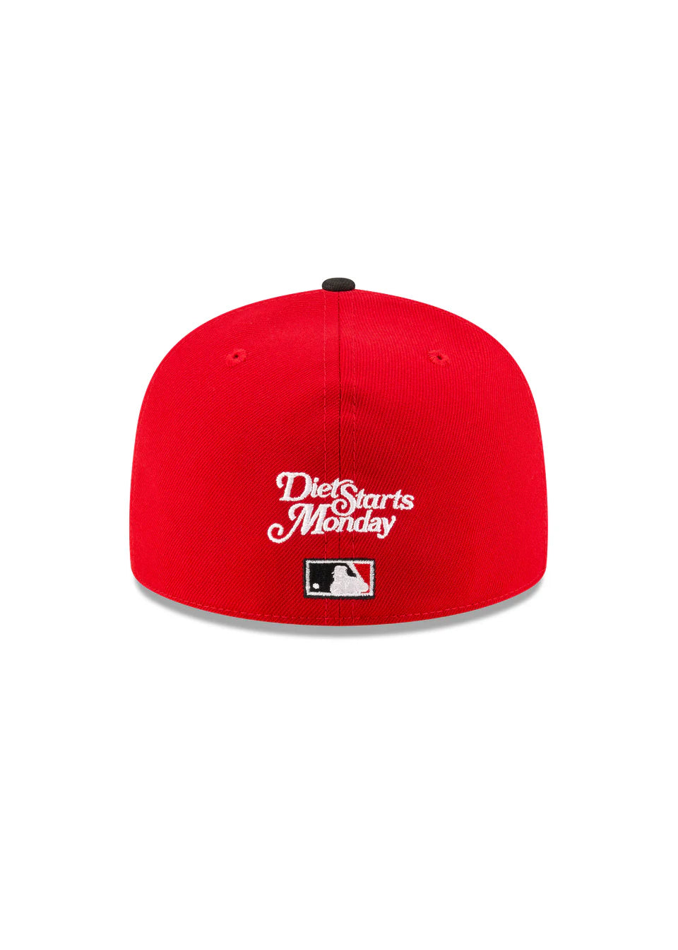 Cincinnati Reds x Diet Starts Monday Fitted Cap (Scarlet/Black)