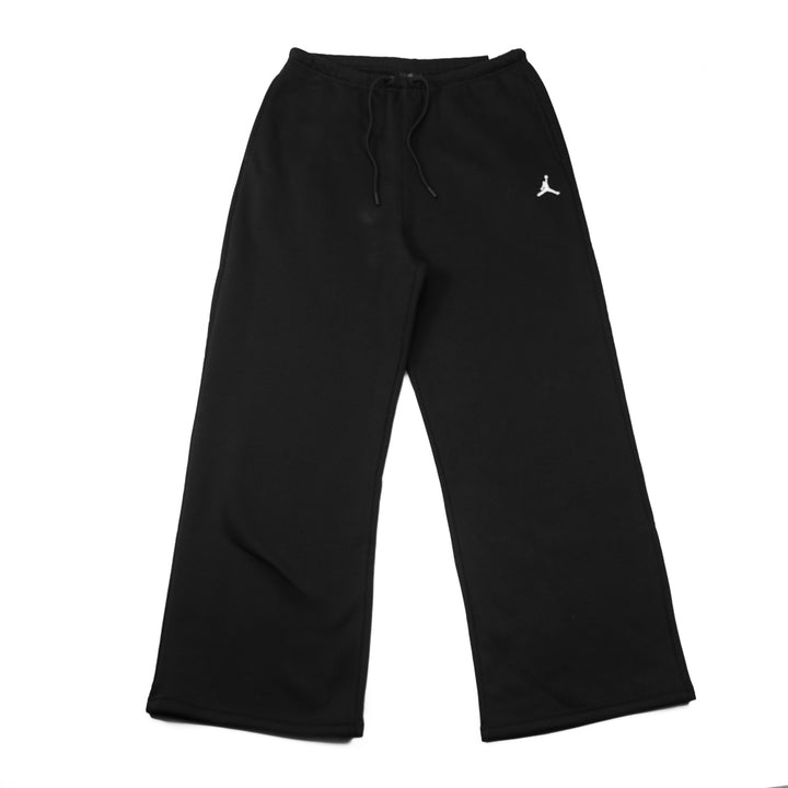 Womens Brooklyn Fleece Open-Hem Pants (Black/White)