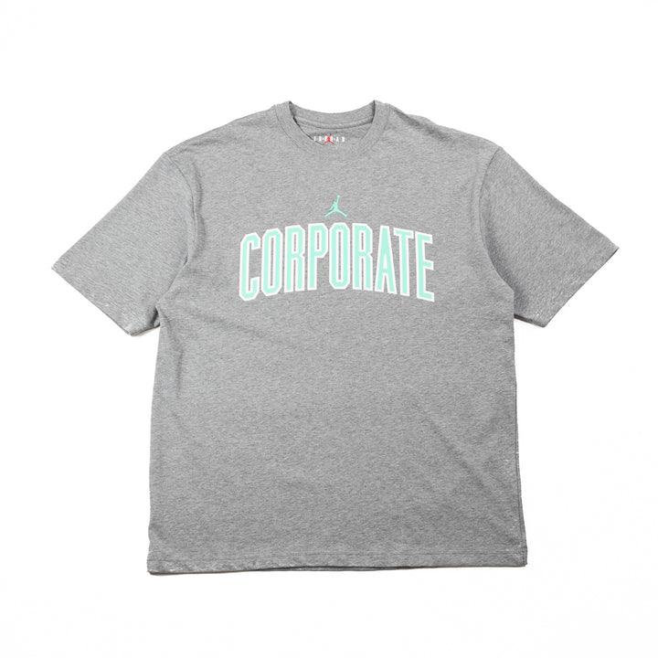 Jordan x Corporate Tee (Carbon Heather)