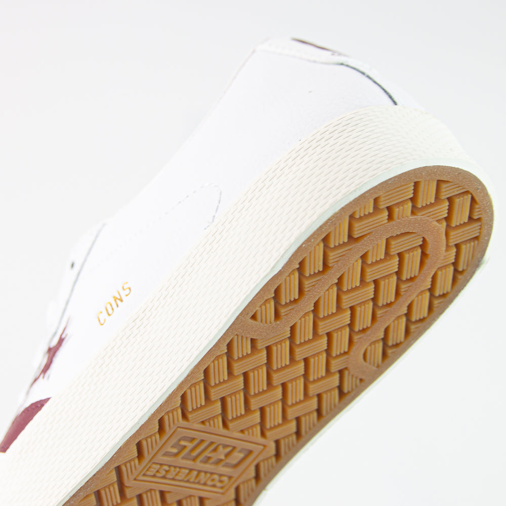 PL Vulc Pro Ox (White/Deep Bordeaux)