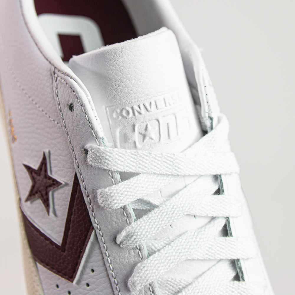 PL Vulc Pro Ox (White/Deep Bordeaux)