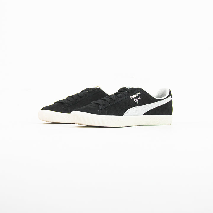 Puma Clyde Hairy Suede (Puma Black Frosted Ivory)