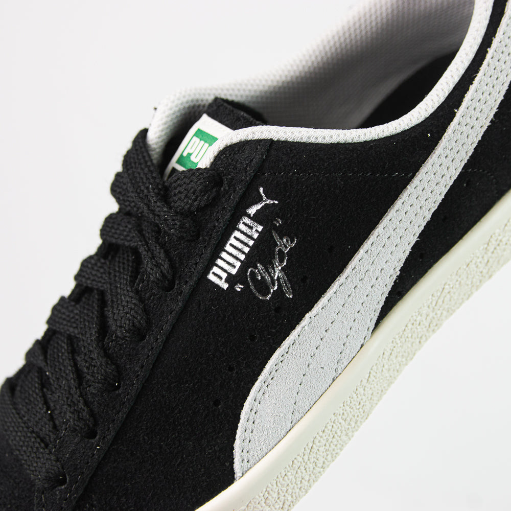 Puma Clyde Hairy Suede (Puma Black Frosted Ivory)