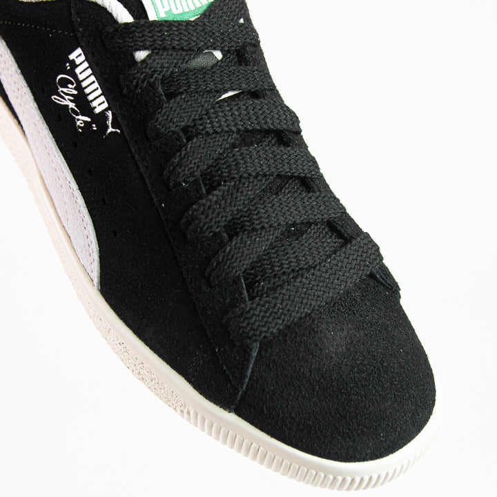 Puma Clyde Hairy Suede (Puma Black Frosted Ivory)