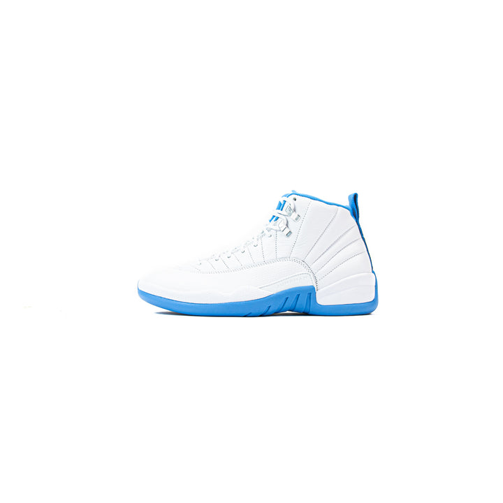 Air Jordan 12 Retro (White/University Blue/Metallic Silver)