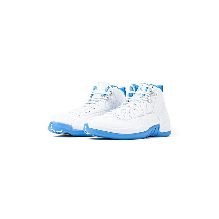 Air Jordan 12 Retro (White/University Blue/Metallic Silver)
