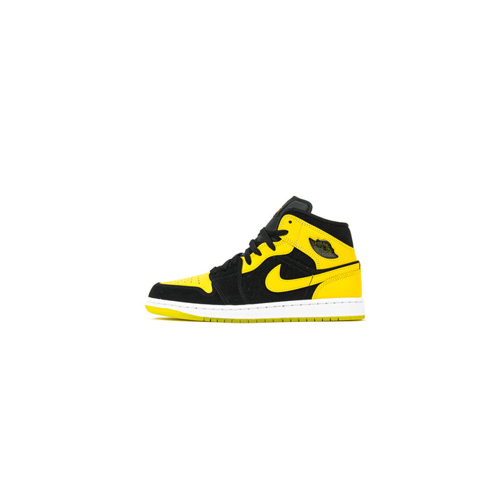 Air Jordan 1 Mid SE (Black/Varsity Maize-White)