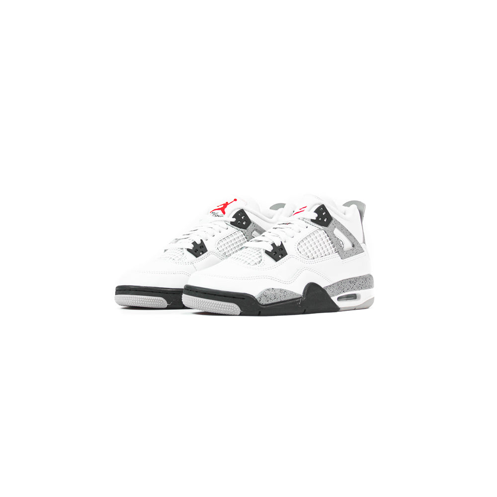 Air Jordan 4 Retro OG GS (Summit White/Fire Red)