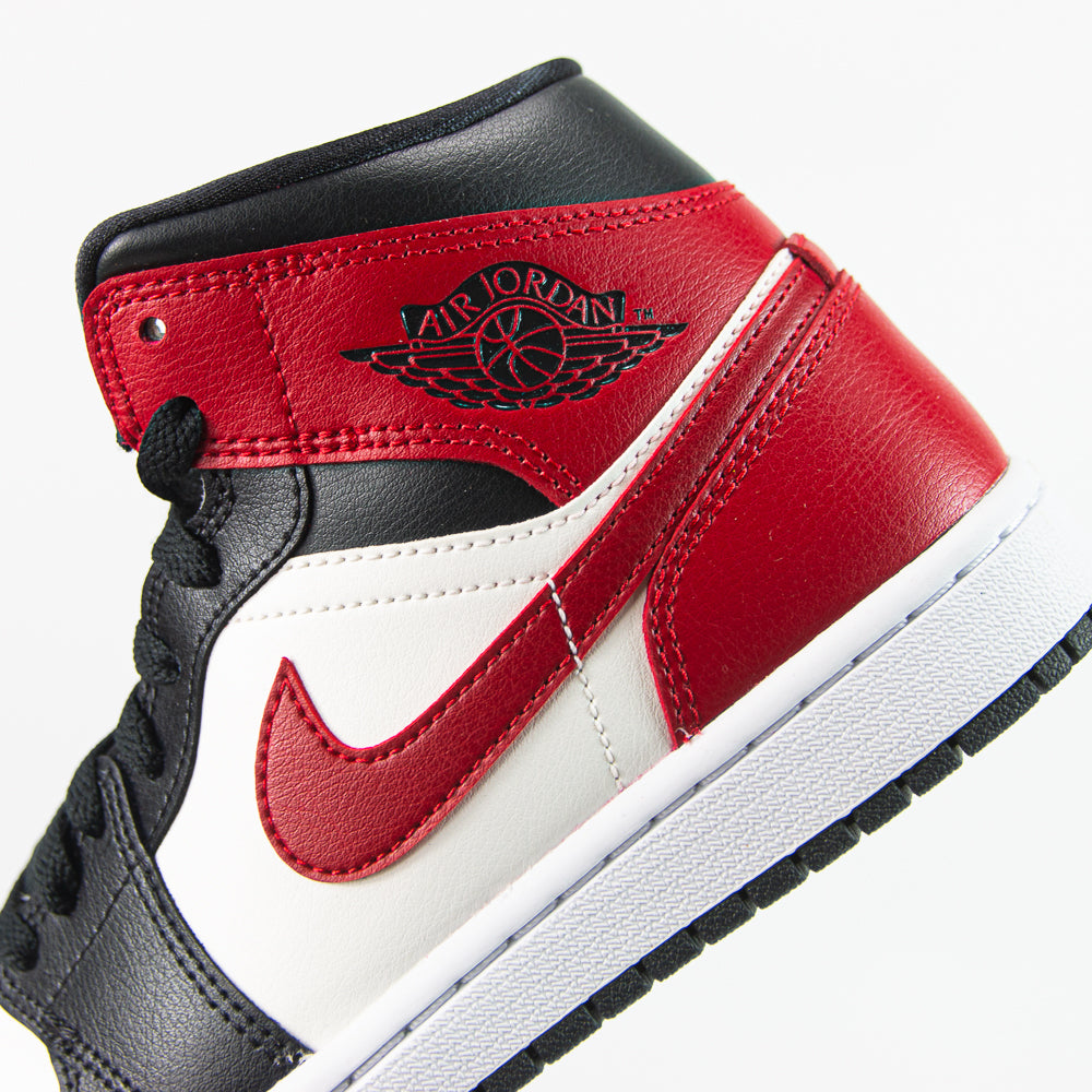 Wmns Air Jordan 1 Mid (Sail/Gym Red-Off Noir-White)