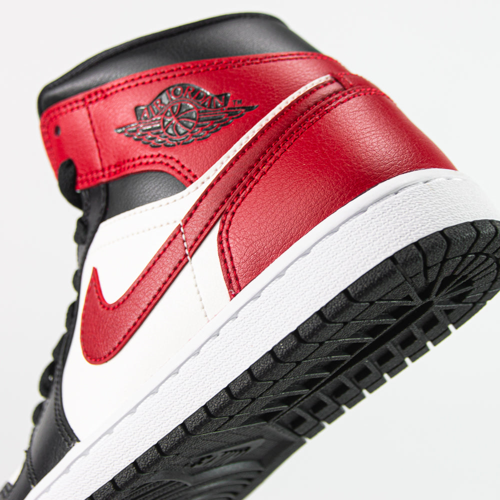 Wmns Air Jordan 1 Mid (Sail/Gym Red-Off Noir-White)