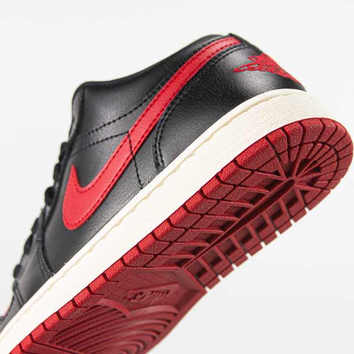 Wmns Air Jordan 1 Low (Black/Gym Red-Sail)