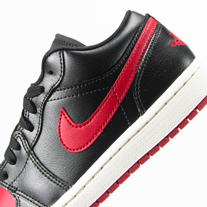 Wmns Air Jordan 1 Low (Black/Gym Red-Sail)