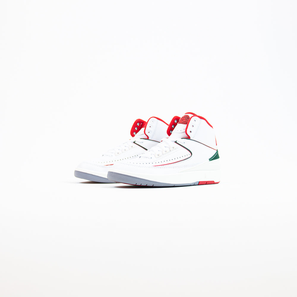 Air Jordan 2 Retro GS (White/Fire Red-Sail)