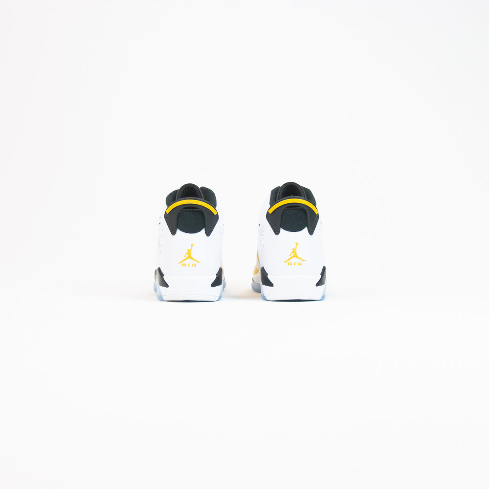 Air Jordan 6 Retro (GS) (White/Yellow Ochre-Black)