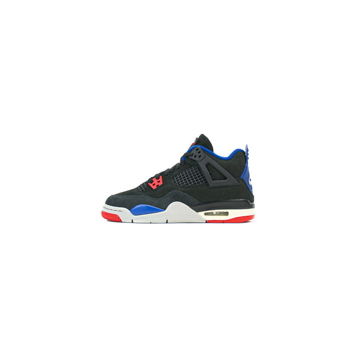 Jordan 4 Retro OG GS (Black/Fire Red-Deep Royal Blue