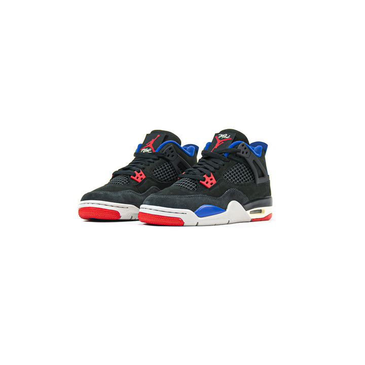 Jordan 4 Retro OG GS (Black/Fire Red-Deep Royal Blue