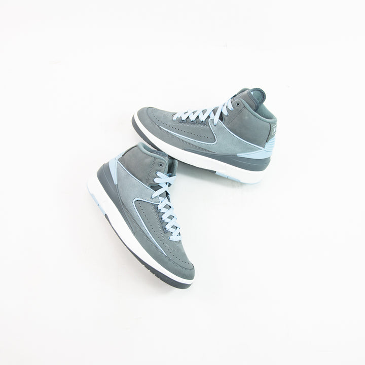 WMNS Air Jordan 2 Retro (Cool Grey/Ice Blue-White)