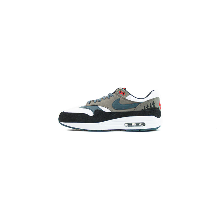 Air Max 1 PRM (White/Slate Blue/Black)