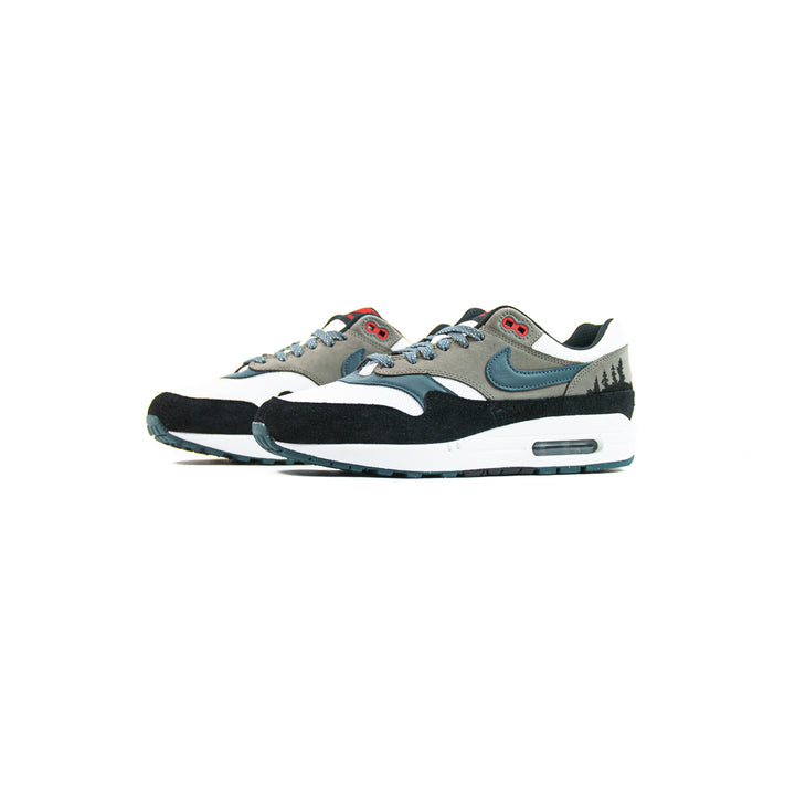 Air Max 1 PRM (White/Slate Blue/Black)