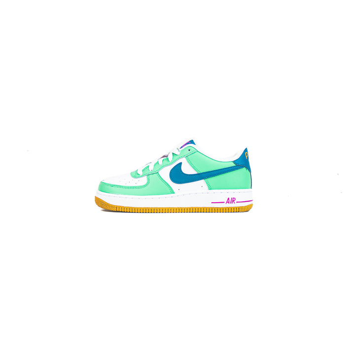 Air Force 1 LV8 GS (White/Green Abyss-Spring Green)