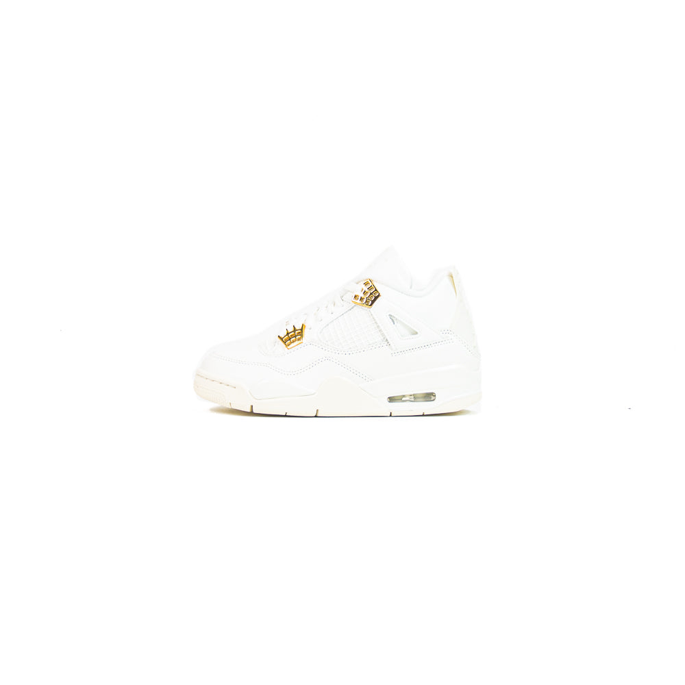 Wmns Air Jordan 4 Retro (Sail/Metallic Gold-Black)