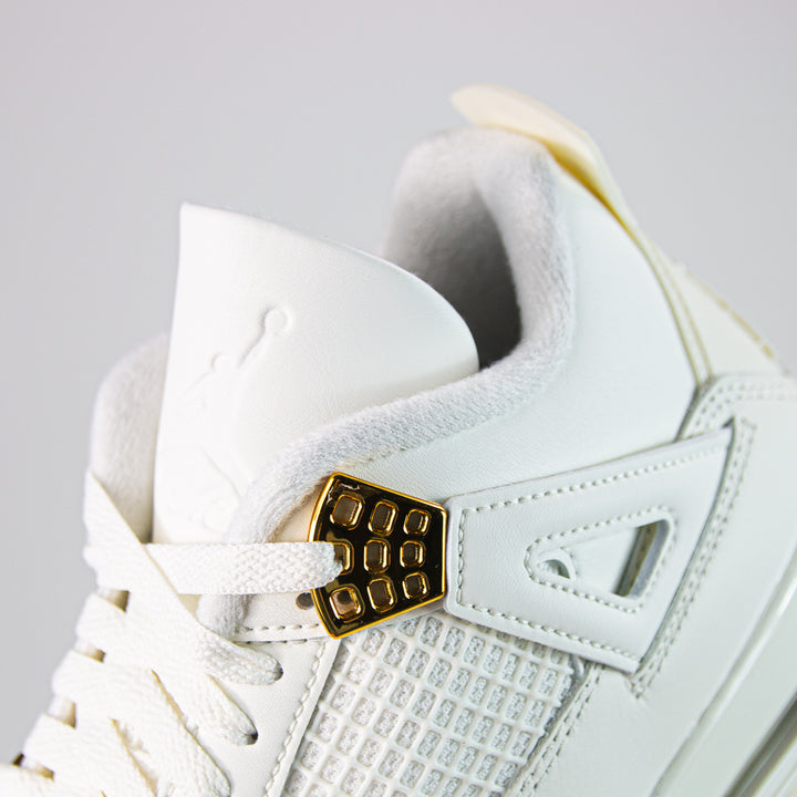 Wmns Air Jordan 4 Retro (Sail/Metallic Gold-Black)