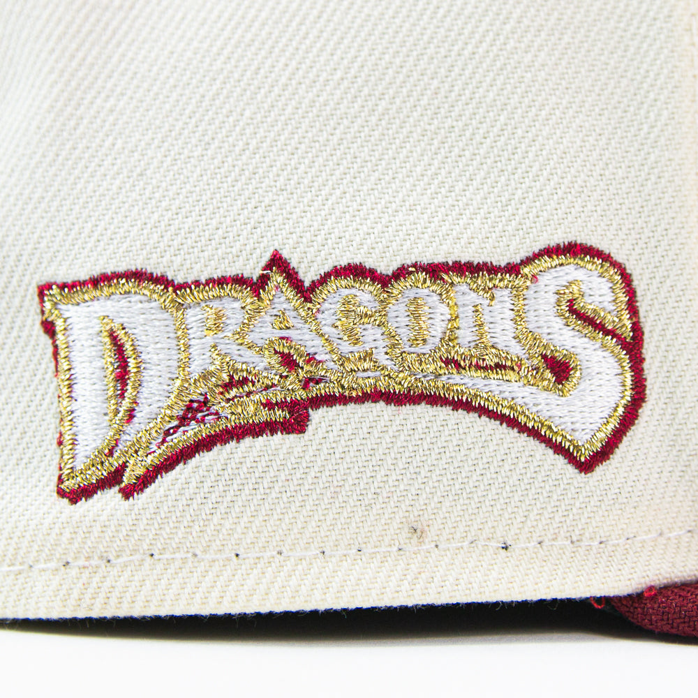 Dayton Dragons Fitted Cap (Chrome White/ Cardinal Red) – Corporate