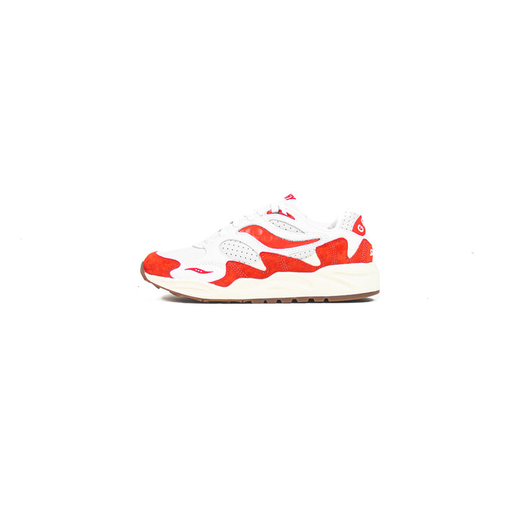 Grid Shadow 2 (White/Red)