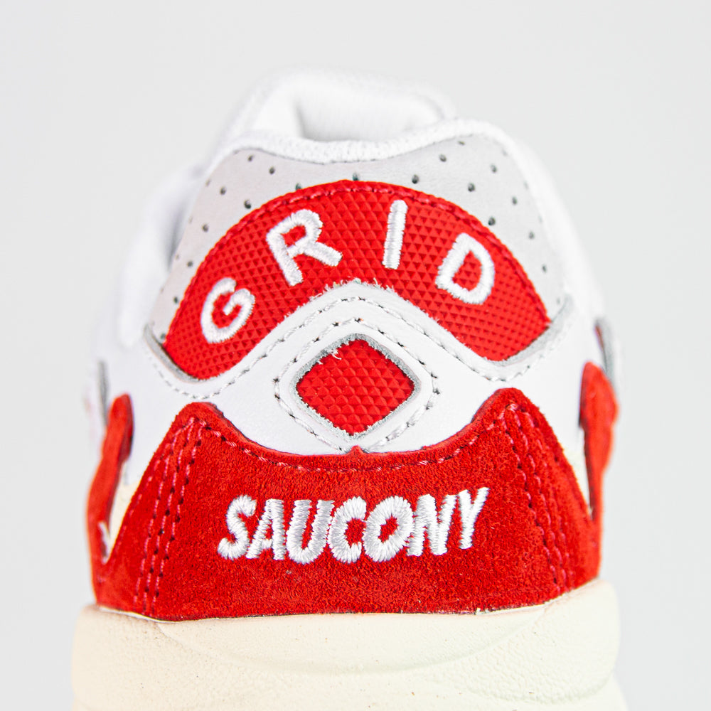 Grid Shadow 2 (White/Red)